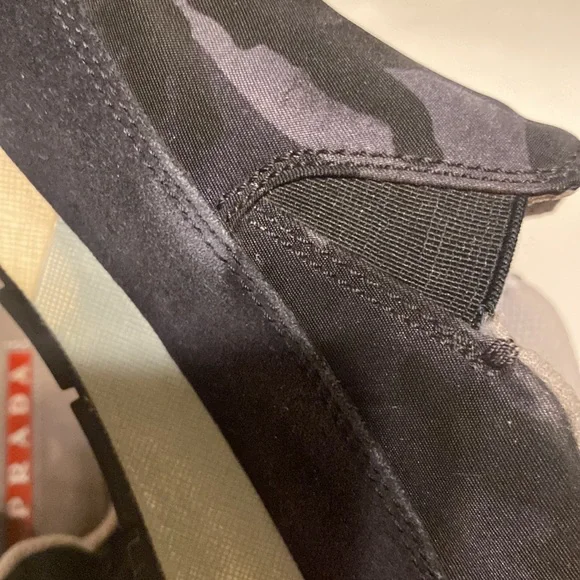PRADA 3S 6094 MENS CAMO PRINT SHOES SIZE 38